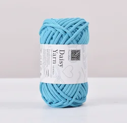 Chunky Hand Knit Polyester Yarn - 4mm, 40 Yards - Perfect (50. Emerald Blue)