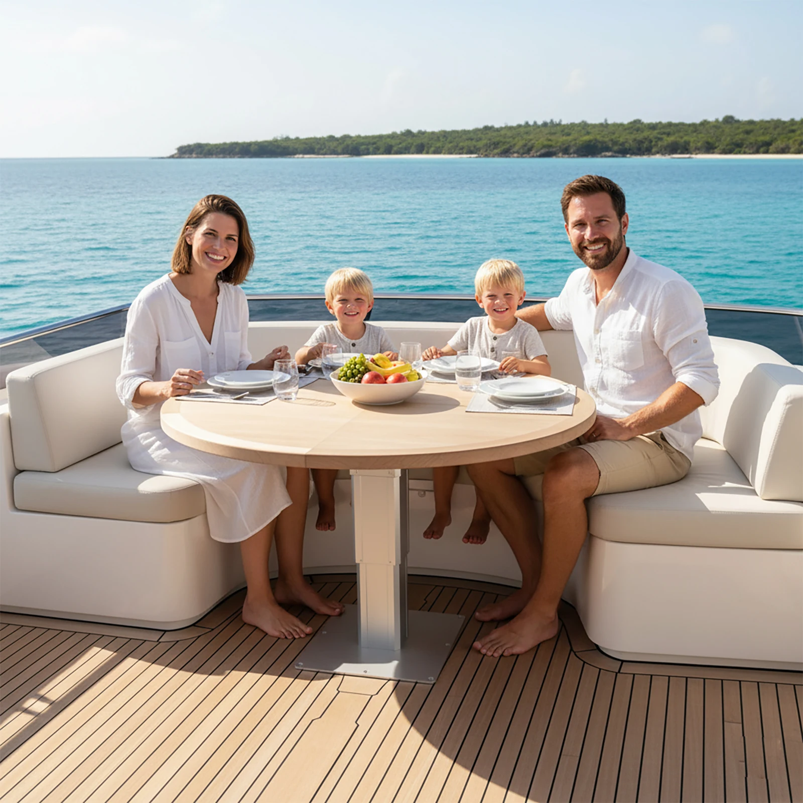 Robustes, höhenverstellbares Wohnmobil-Tischbein, 30,5–72 cm, teleskopische Wohnmobil-Esstischunterstützung, für Boot, Marine, Wohnmobil, Van, Yacht – Detail 6