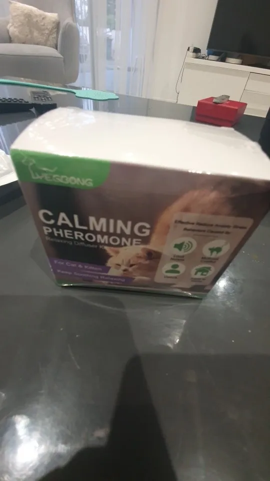 Cat Pheromone Calming Diffuser, Effectively Relieves Stress Anxiety Irritation Gentle Without Ingredients Soothing V7L3 photo review