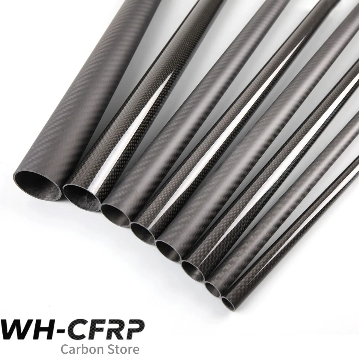 Tube Carbone 8x6mm Sergé 3K Longueur 1m - Modélisme RC - La Boutique Du Composite