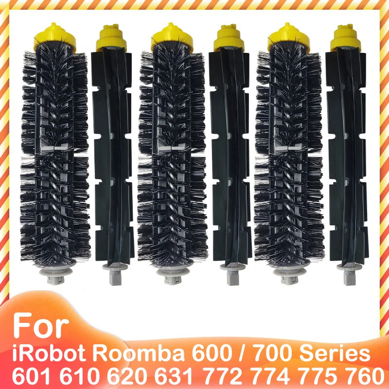 Rolo Principal Escova para Irobot Roomba Série 600 601 610 620 630 631 650 651 655 660 585 595 680 Aspirador de pó Robô Peças de Reposição
