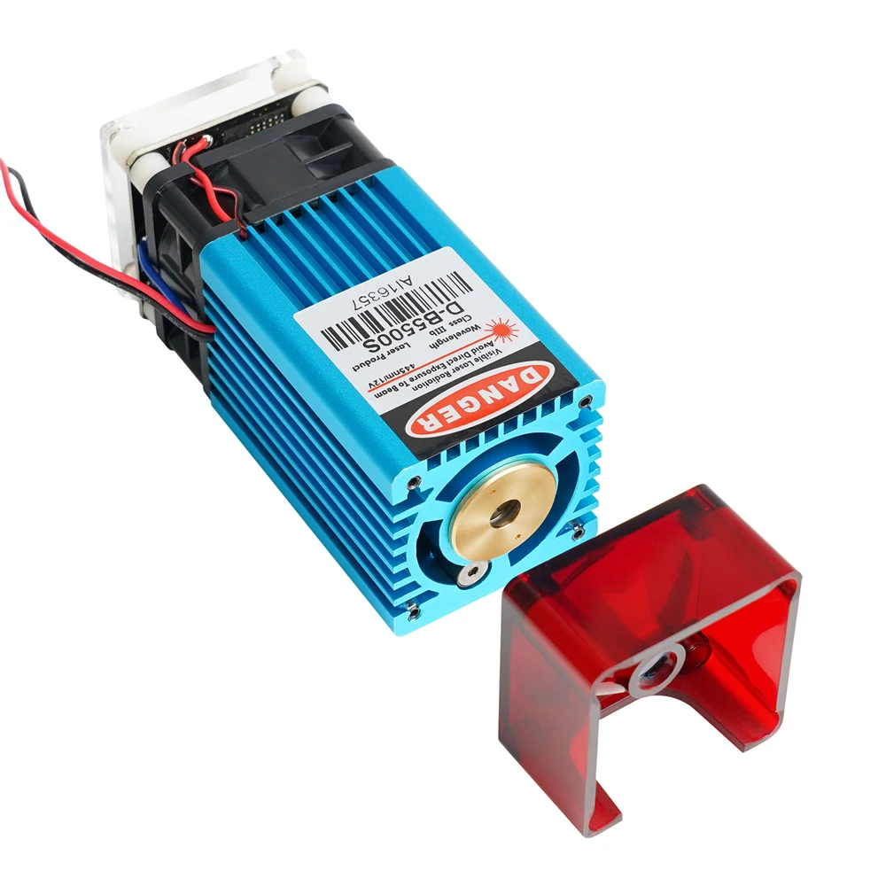 Twotrees 80w Cabeça do Laser para a Máquina de Gravura do Laser Cortador de Madeira de Corte de Metal Acrílico Módulo de Gravação a Laser 450 ± nm Laser Azul - Imagem 4