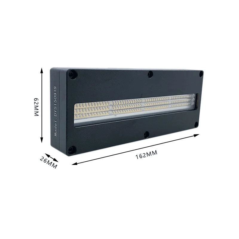 150*20mm 350W 수냉식 395nm UV LED 경화 램프 (리코 G5 G6, 엡손 i3200 7세대 듀얼 로우 프린트헤드 UV 프린터용)