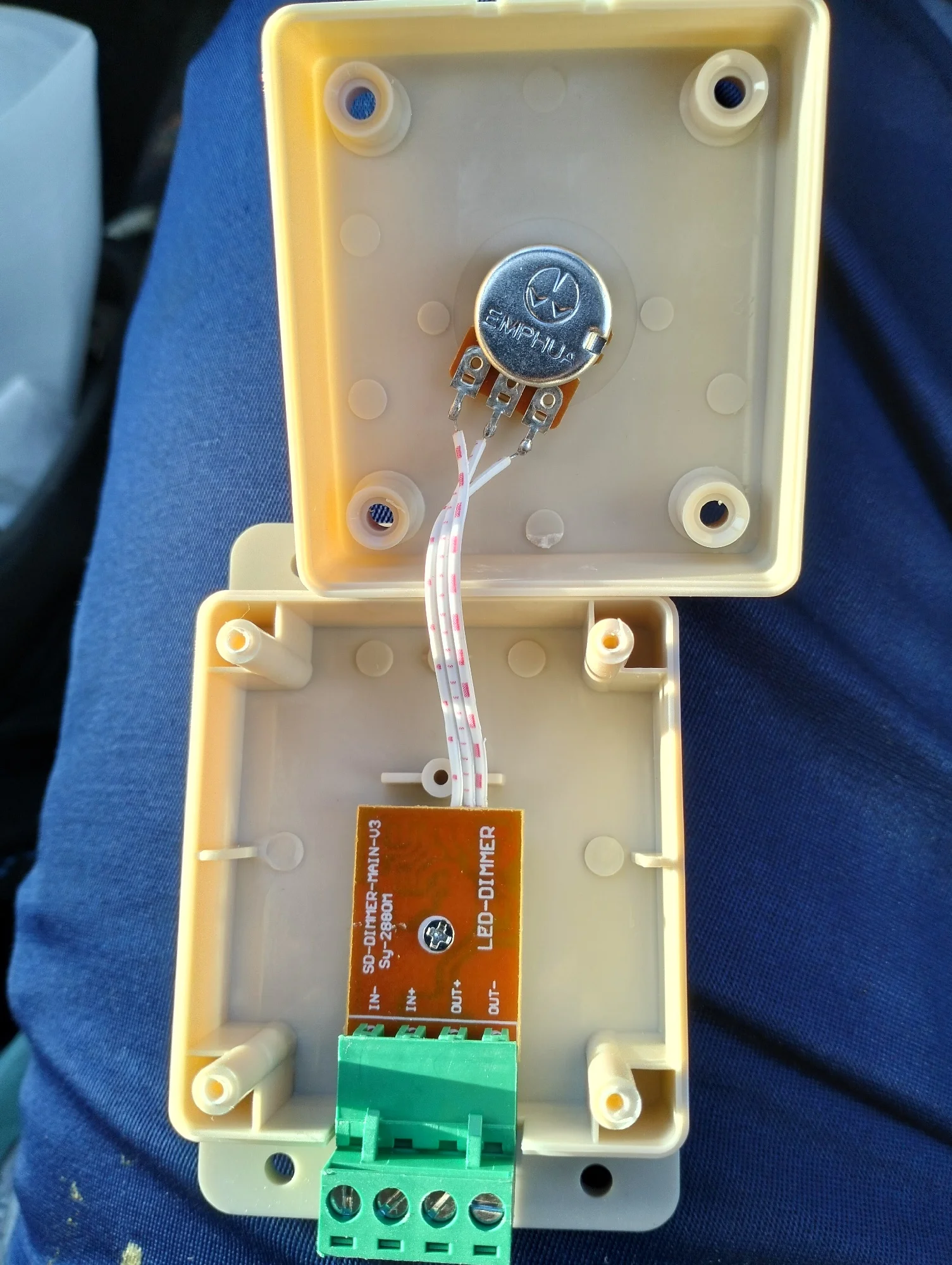 White LED Dimmer Adjustable Brightness Led Strip Controller Switch photo review