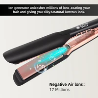 500F Hair Straightener High Temperature Flat Irons Wide Plate Plasma Ions for Keratin Treatment Frizzy Hair Recovers Damaged 2