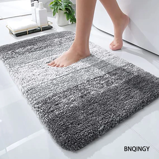 Shaggy Thick Bath Mats Absorbent Shower Pad Non-slip Bedroom Floor Rug Soft  Fluffy Living Room Plush Carpet House Foot Mat Decor - Mat - AliExpress