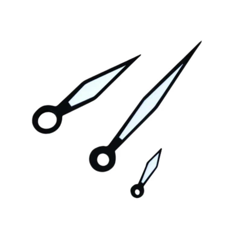 Accessori Per Orologi Lancette Di Alta Qualità Nero Luminoso Orologio Lancette Puntatore Per Eta 6497 6498 St3600 St3620 Movimento Lancette Dell'Orolo