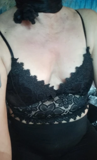 Lace Mesh Halter Crop Top - Embroidered Sheer Camisole photo review