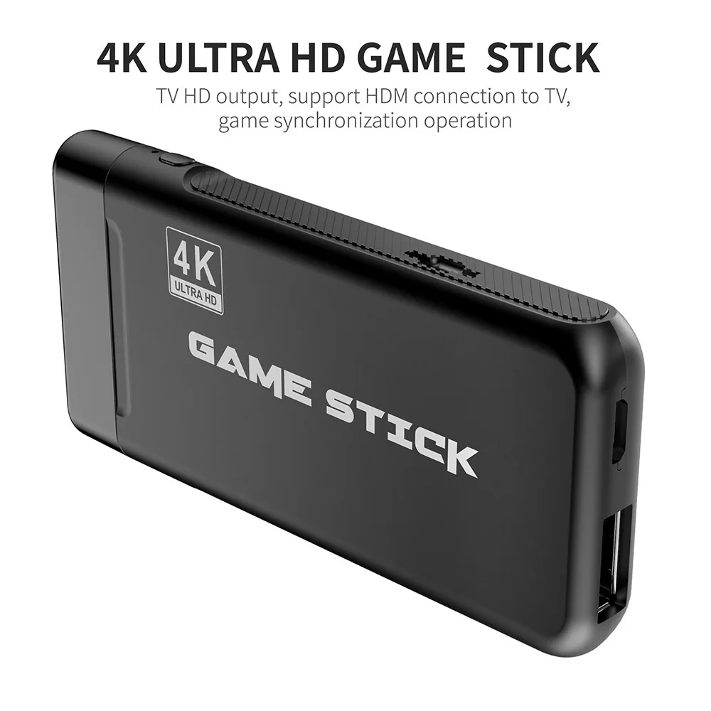 M8 PRO Video Game Stick 4K HD Retro Video Game Console 2.4G Wireless Controller 20000+ Games 128GB Retro Games for Kids Gifts