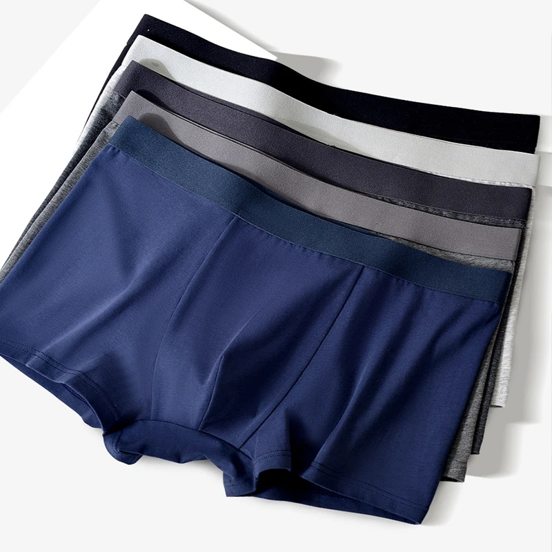 

Трусы-боксеры YIBER мужские, хлопковое нижнее белье, дышащие, с U-выпуклостью, большие размеры 5xl