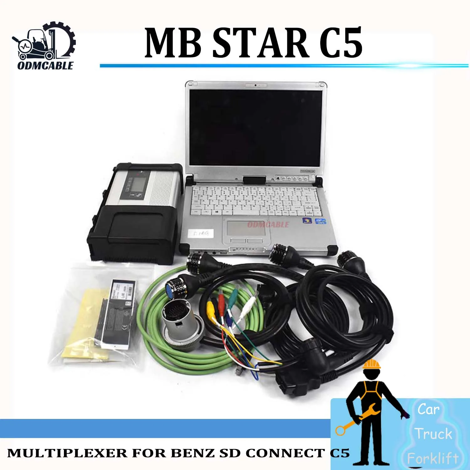 

MB STAR C5 SD CONNECT SSD 2023 HHT WIN DIAGNOSIS SYSTEM COMPACT 5 FOR BENZ MB DIAGNOSTIC TOOL with CFC2 LaPtop
