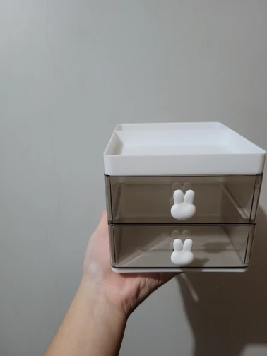 Organizador Mesa Coelho Porta Treco Caneta Gaveta/Maquiagem Escritório Multiuso - Neverdie Store photo review