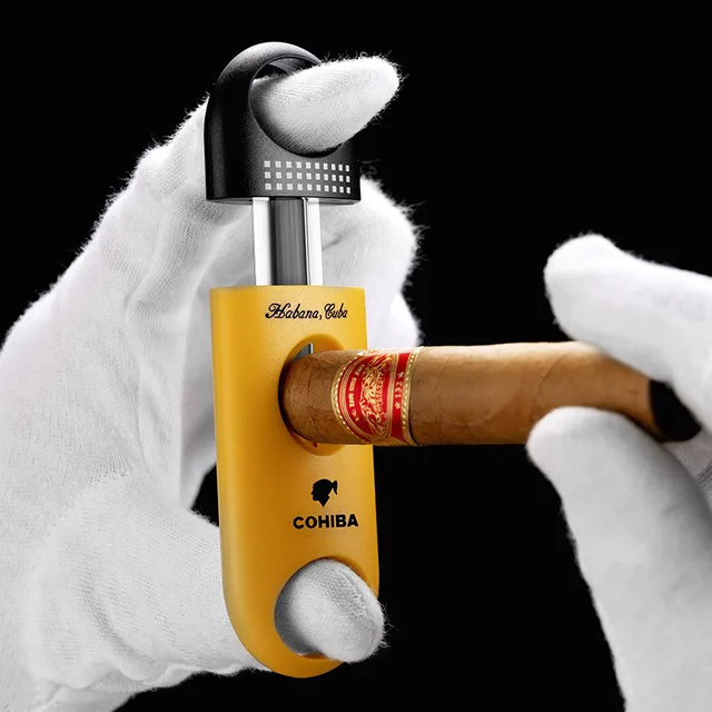 Cigar Cutter Cigar Set Pocket Ashtray V-Cut Sharp Cigar Scissors Guillotine Punch Knife Cuba Cigar Accessories - Image 4