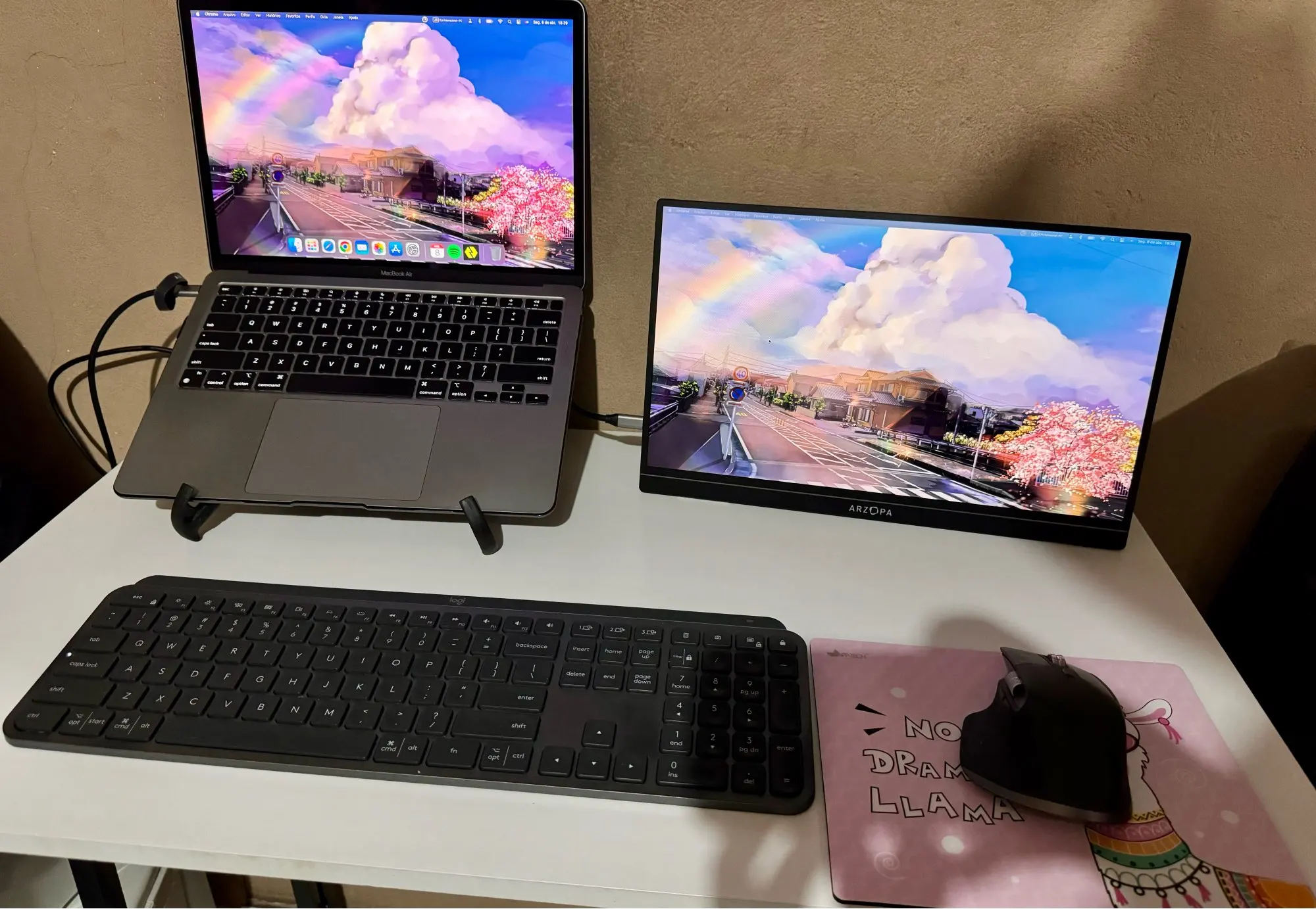 NOVO ARZOPA 15.6 inch Monitor Portátil FHD 1080P IPS USB-C Mini-HDMI photo review