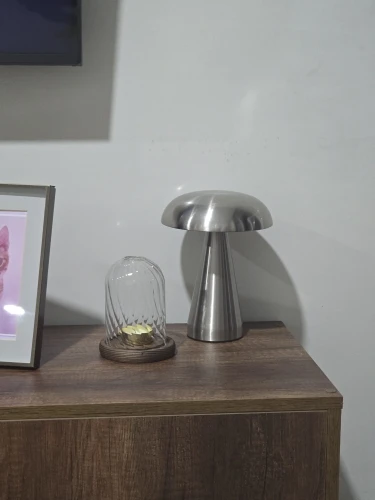 Retro Mushroom Table Lamp, customer photo