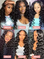 Extensions de cheveux humains brésiliens Remy vierges, ondulés profonds, épais, double trame, couleur noir naturel pour femmes 6