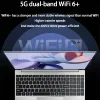YEPO 15.6" Ultra Slim Laptop 16GB RAM 2TB SSD Intel N5095 Notebook Gamer 1920*1080 Display Office Study Computer PC Windows 11 6