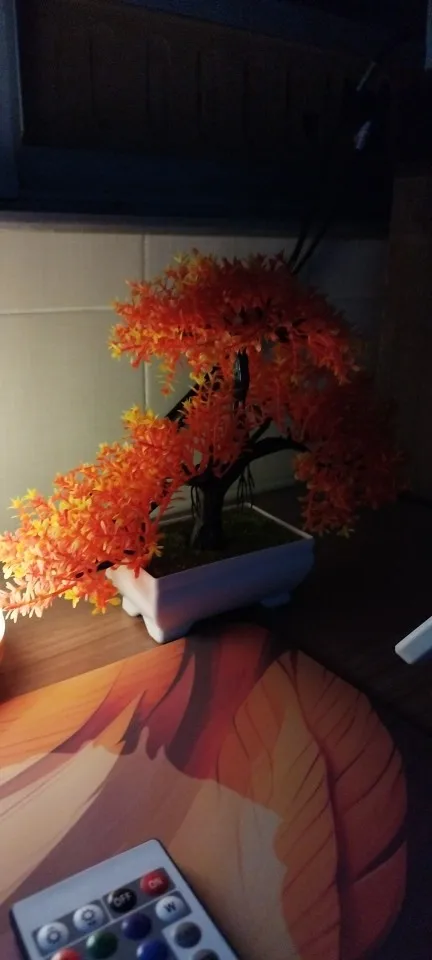 Bonsaï artificiel 3 branches orange photo review