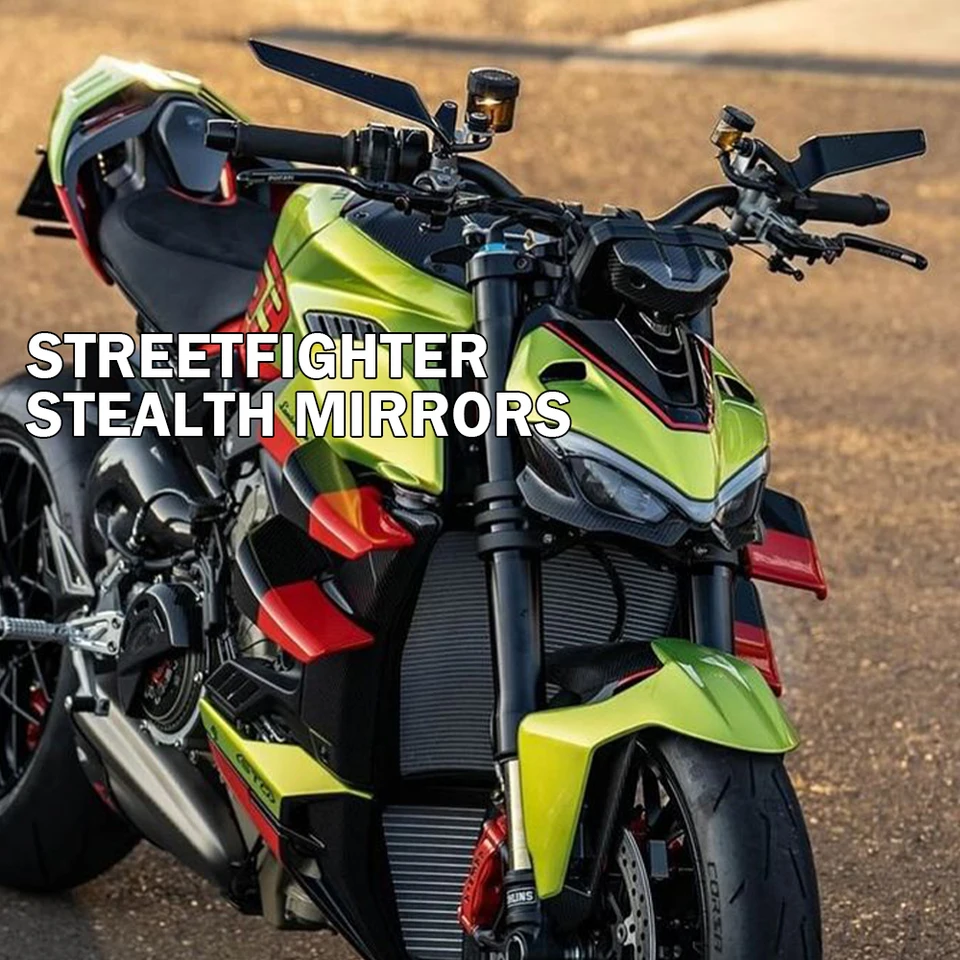 ドゥカティ ストリートファイター V4 バイク用バックミラーLED 【公式