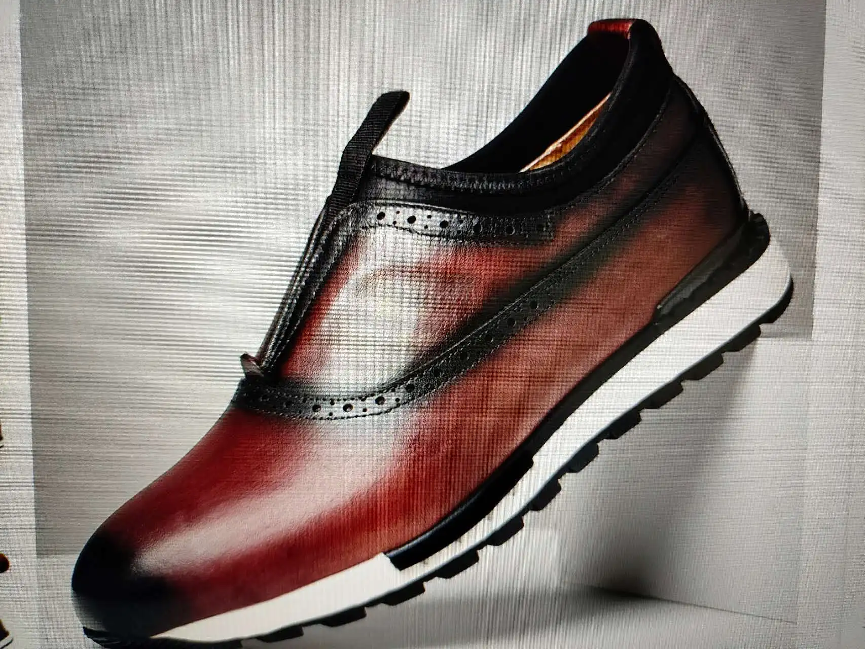 Men's business shoe head layer cowhide comfortable breathable