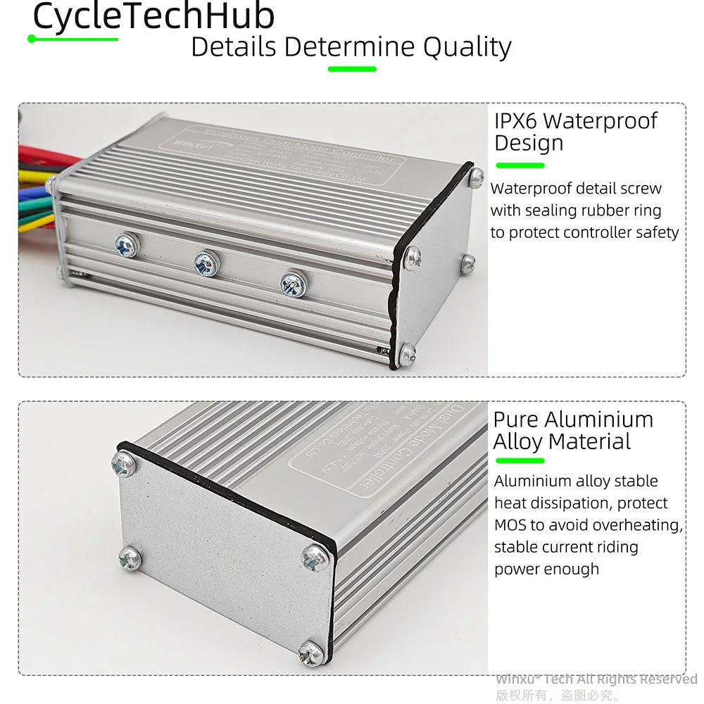 250W 13A 350W 15A 500W 전기 자전거 24V 36V 48V 브러시리스 모터 컨트롤러 드라이버 G51 컬러 LCD 디스플레이 키트 (전기 자전거/스쿠터용)
