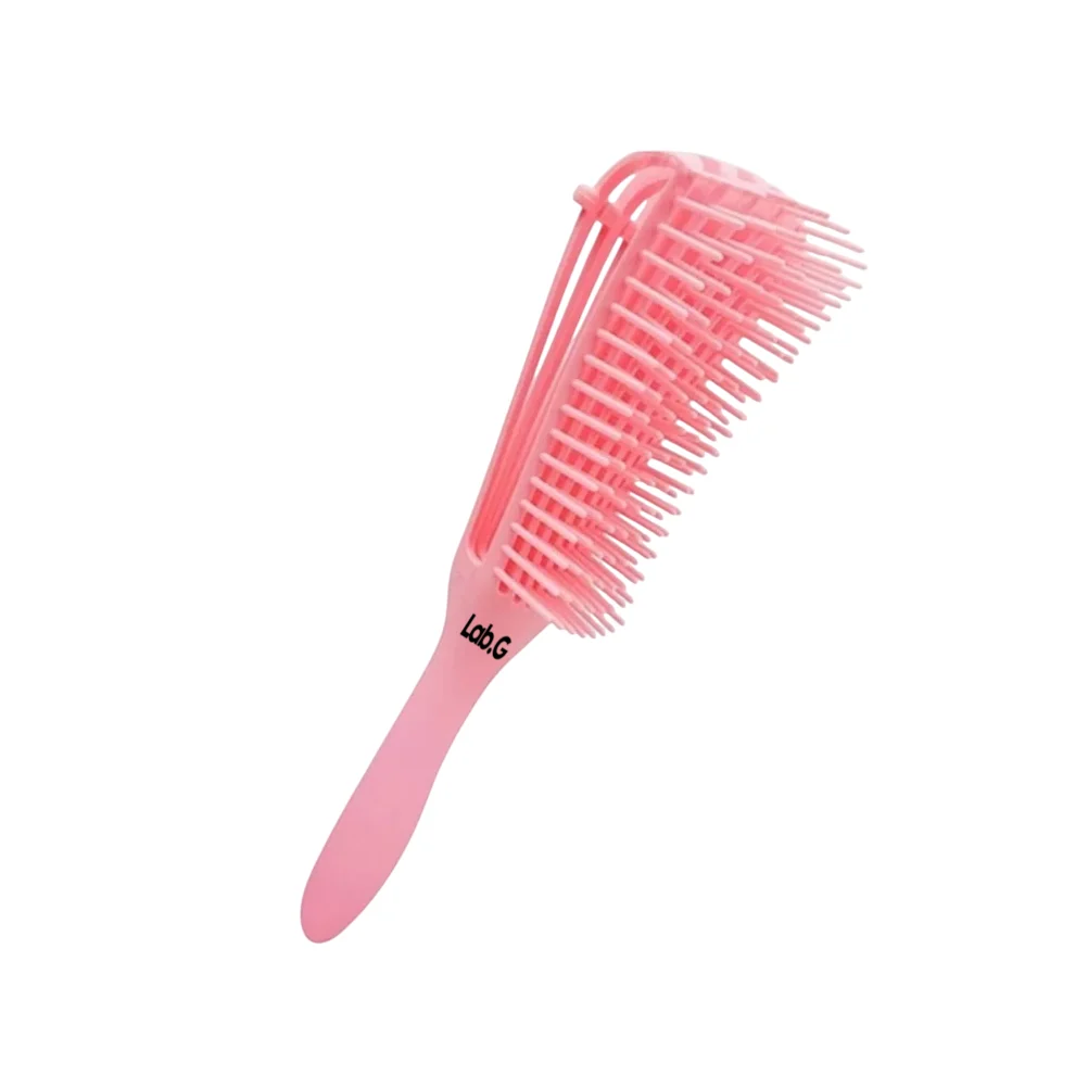 Cepillo Para Cabello Desenredar El Cabello Rizado Mujer Lab.G Rosa