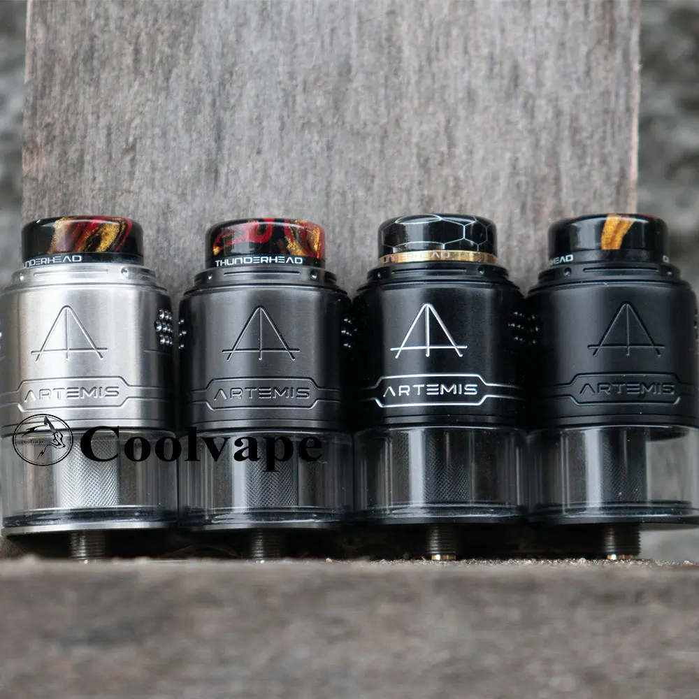 

Оригинальные обслуживаемые электронные сигареты ThunderHead Creations & Tony Vapes Artemis II RDTA 4,5 мл с испарителем BF Pin 25 мм