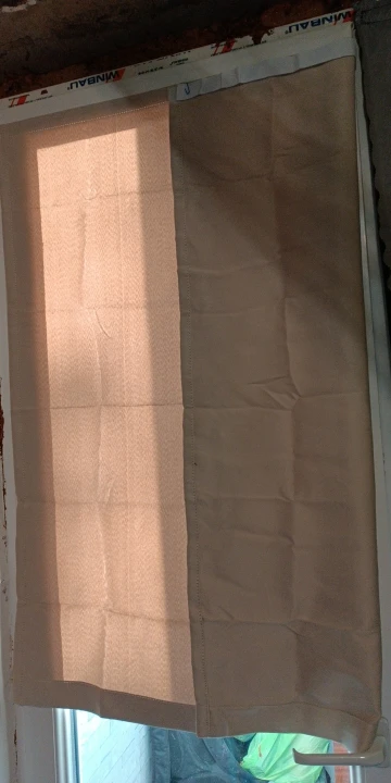 Convenient No Drilling 99% Blackout Bedroom Bay Windows Modrn Short Curtains photo review