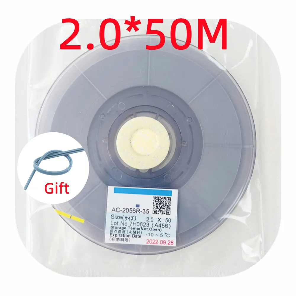 Acf-lcd Fita de Reparo de Tela Filme Condutor Acf Anisotrópico 1.2 mm 1.5 mm 2.0 mm x 10 mm 25m 50m Ac7206u18 2056r35 Original Novo