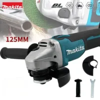 Makita 18V 100mm/125mm DGA404 Brushless Electric Angle Grinder High Power Rechargeable Lithium Cutting Polishing Machine