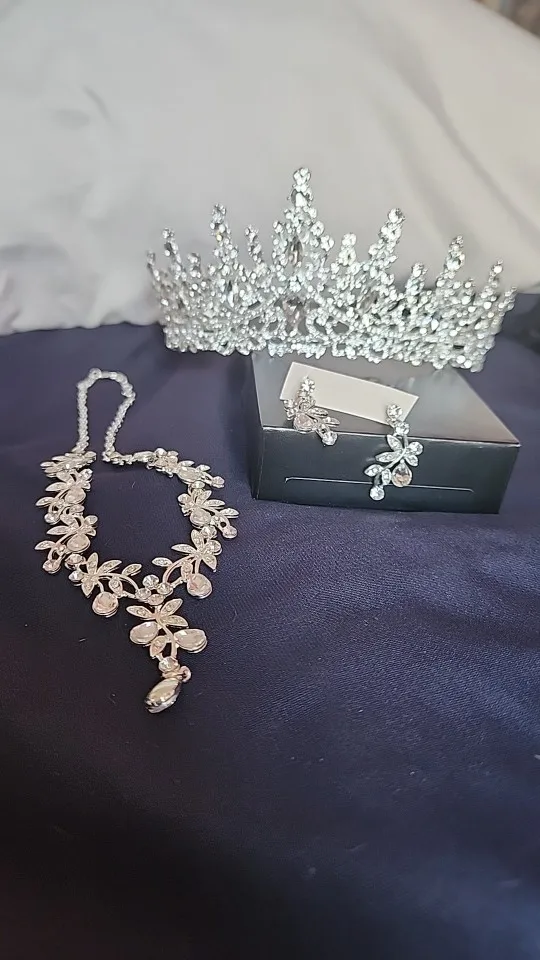 Baroque Crystal Bridal Jewelry Set photo review