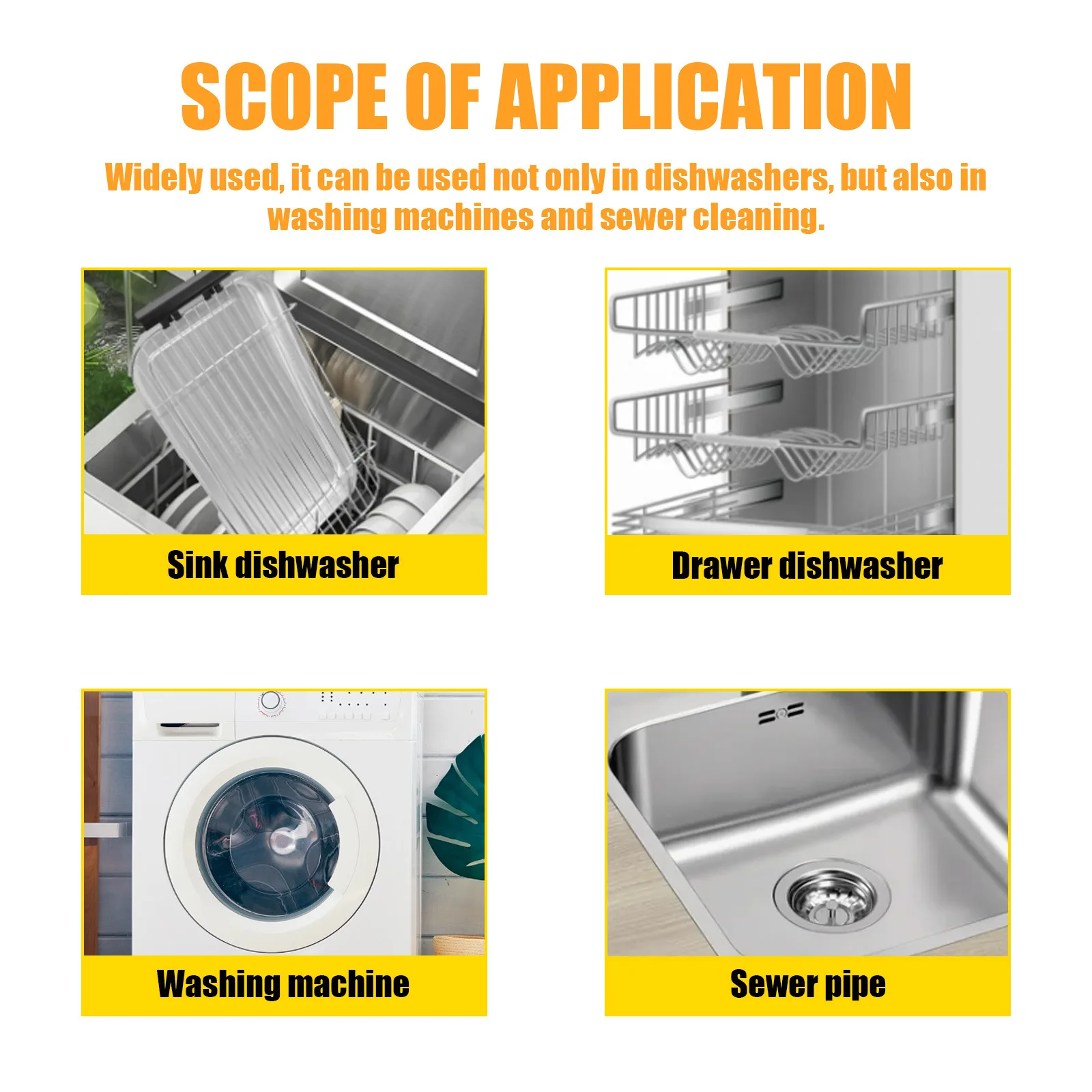 Dishwasher Cleaning Tablets Heavy Oil Stains Remover