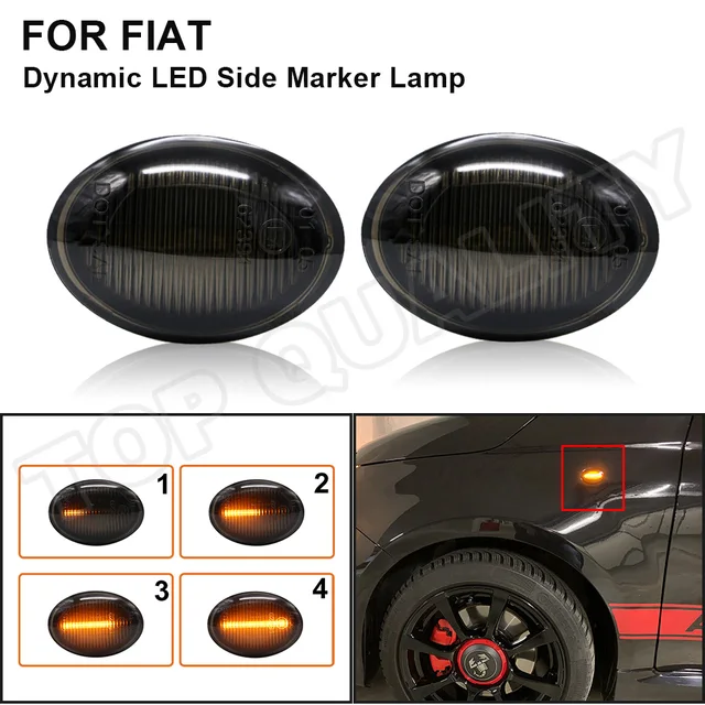 Éclairage de plaque d'immatriculation pour Fiat Abarth, 500 taxable, modèle  500, 2007-2020, LED Canbus, planner, OEM Part #51800482, 2 pièces -  AliExpress