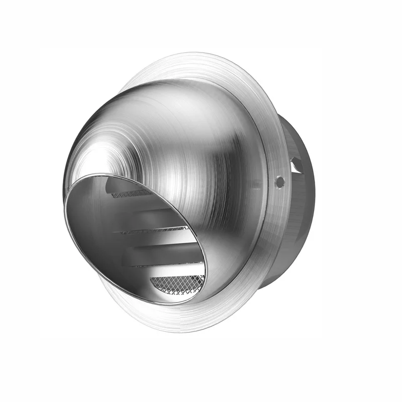 Description Picture 3 of itemKCvents Vent 6/8 Inch Exhaust Vent, Wall Vent Outlet Stainless Steel Soffit Vents Round Vent Cover for HVAC System.