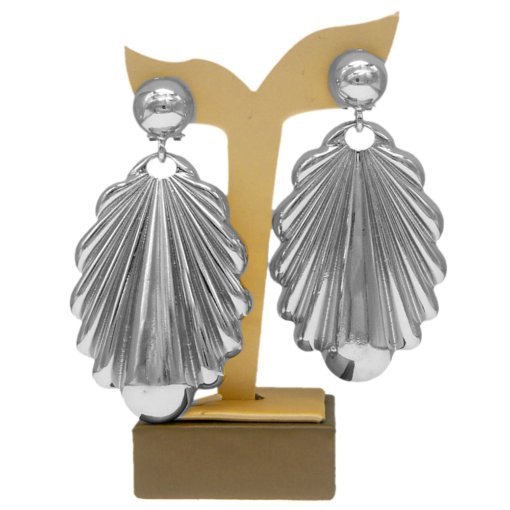 Women's Earrings Pierced Electroplated Gold Copper Alloy Color Large Earrings For Daily Party Wear Free Shipping