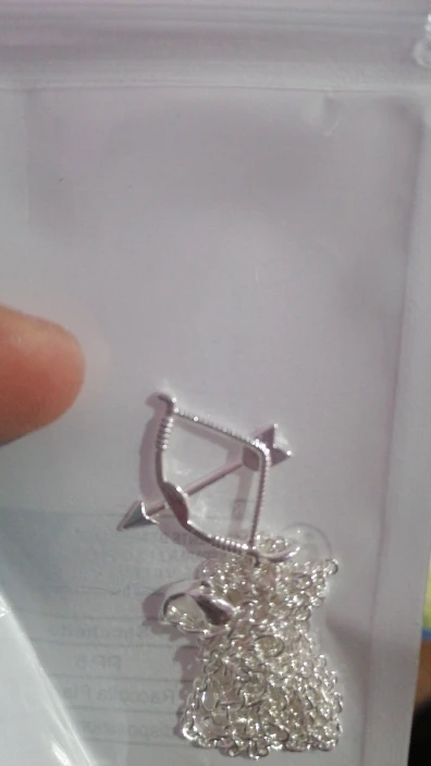 2024 New Fashion Bow and Arrow Necklace Gift photo review