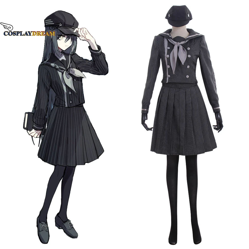 

Danganronpa V3: Killing Harmony Saihara Shuichi Cosplay Halloween Game Comic Con Super Detective JK Uniform Skirt Full Costume