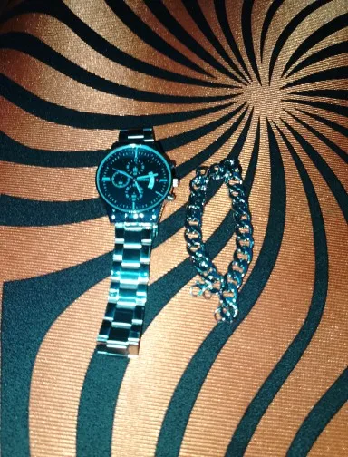 Fashion Men's Stainless Steel Watch photo review