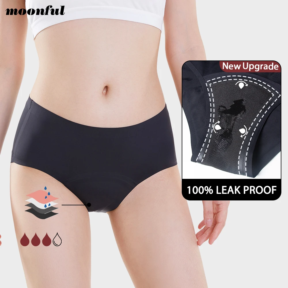 Leak Proof Protective Panties for Women/Girl Menstrual Period,Heavy  Flow,Postpartum Bleeding,Urinary Incontinence (3-5)