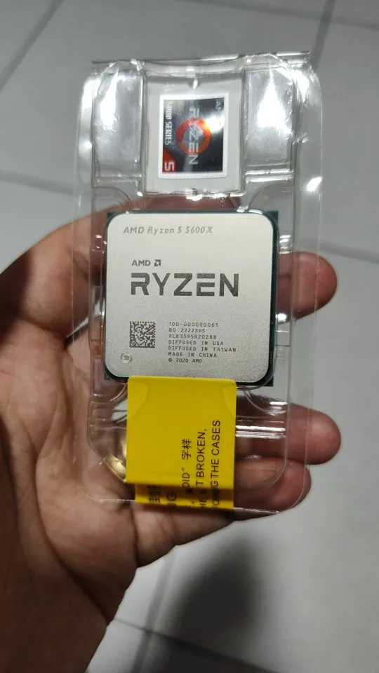 NEW AMD Ryzen 5 5600X R5 5600X 3.7 GHz Six-Core twelve-Thread 65W CPU Processor L3=32M 100-000000065 Socket AM4 no fan photo review