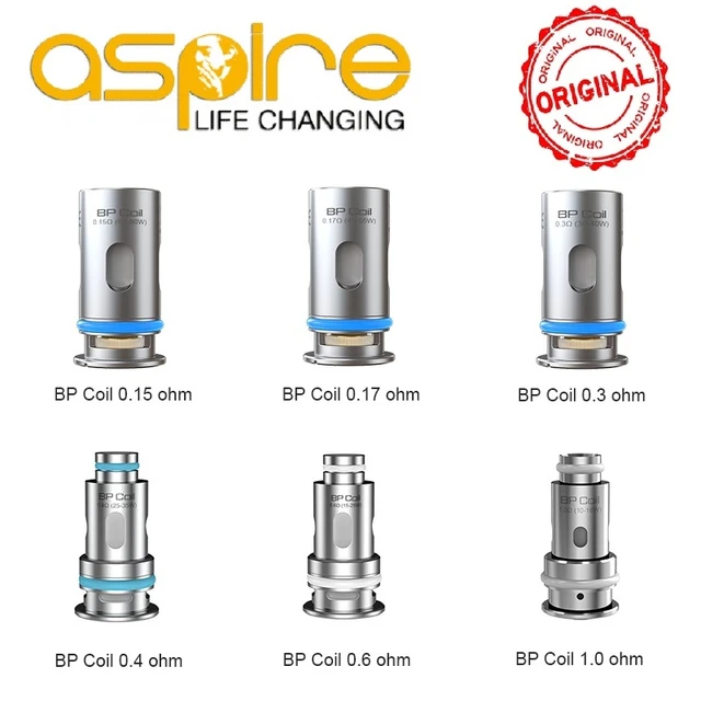 Aspire Coil Bp80 For Tekno Kit - Nautilus Prime X - Onixx - Boxx - Rhea -  Rhea X - Huracan Tank Resistence (5 Pieces) Original - Atomizers -  AliExpress