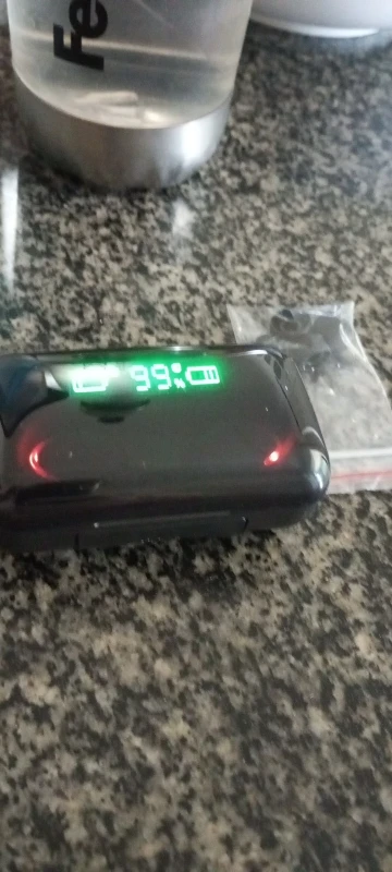 Fone De Ouvido Sem Fio F9-5 Display LED Power Bank, Áudio Premium photo review