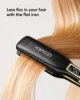 KIPOZI Hair Straightener 139 Titanium Flat Iron 1.75 Inch Wide Plate with LCD Display, Adjustable Temperature and Dual Voltage 5