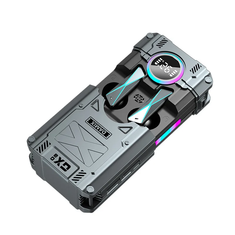DX-08 TWS 블루투스 이어폰, 노이즈 캔슬링 이어버드, 무선 헤드폰, HD 통화 스테레오 스포츠 헤드셋, 스마트폰용 마이크 포함