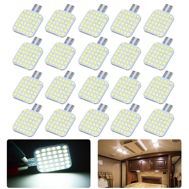 20pcs T10 921 912 194 RV Interior LED Bulbs 36 LEDs SMD2835 Super