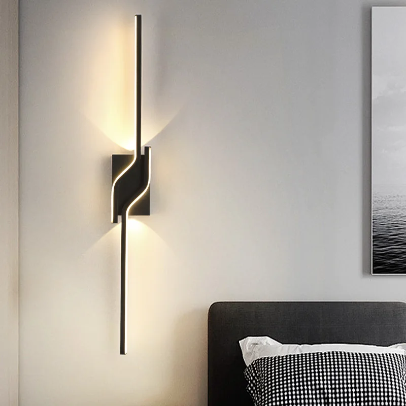 

Modern LED Wall Lamp Bedroom Bedside Decoration Lamps Wall Lamp Living Room Up Down Light Indoor for Bed Room Lighting