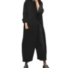 Ladies Onesie Bodysuits Trouser Pant Loose Causal Female Women Solid One-Piece Romper Overalls Jumpsuit Streetwear Plus Size 2