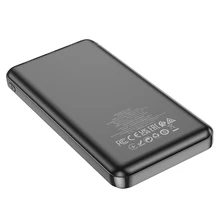  External Battery 10000mAh 2usb 2.1a with LED-indicator HoCo J100 high-ranking, Black 