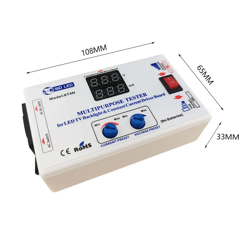 0-330V TV LED Backlight Tester Voltage Current Adjustable Smart-Fit Manual Constant Current Driver LED LCD TV Screen Lamp Bead 3