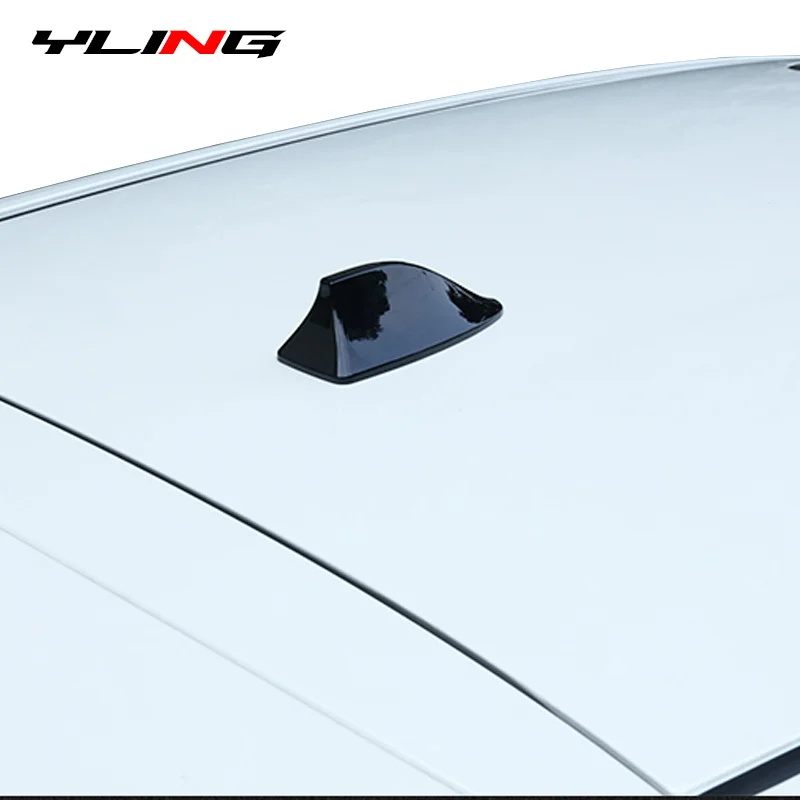 Car Shark Fin Antenna Cover Base Replacement Radio Signal Aerials Roof Exterior Accessories Decoration car antenna